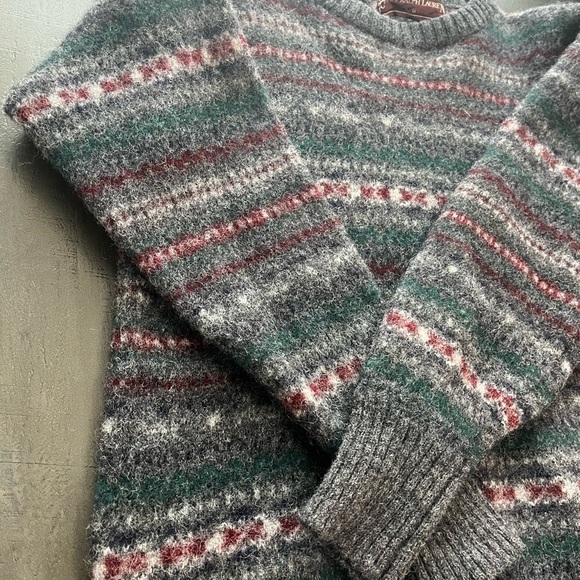 Chaps Ralph Lauren Vintage  Crewneck Wool Sweater Size Large - Picture 4 of 12